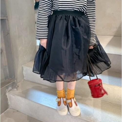 2021 new style girls skirt autumn cotton fashion girls skirts 2-8 years WU444
