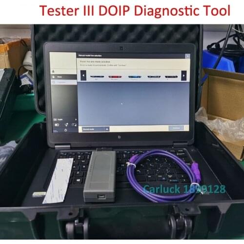 New P Tester III DOIP Car Diagnostic Tool For P3 V38.4 with laptop E7450 I5 8GB SSD Working Fast