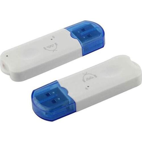 New USB Bluetooth 2.1 Receiver Audio Stereo Adapter Wireless Handsfree Dongle Kit For Speaker Car Mp3 Player Smart Phones