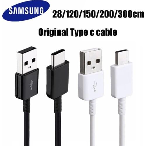 Original 28cm/150cm/300cm USB 3.1 TYPE-C Fast Charging Data Cable For Samsung Galaxy A31 A41 A51 A71 5G S20 S10 S9 S8 Plus Note8