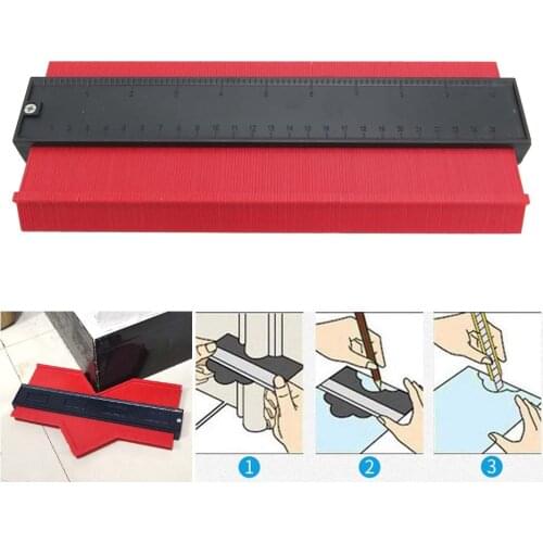 Plastic Contour Gauge duplicator Profile Gauge Duplicator Irregular Shapes Tracing Template Measuring Tool for Fit