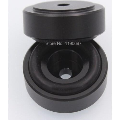Rubber Ring Shock Absorber Top Aluminum Machine Foot Amplifier Feet Speaker Turntable Feet 29*10MM 4PCS Free Shipping