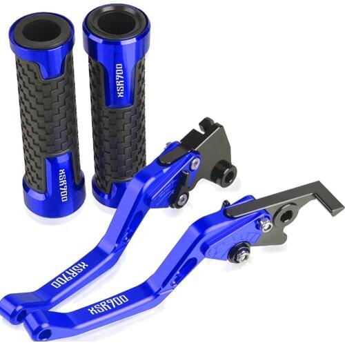 For Yamaha XSR900 ABS XSR 900ABS 2016-2020 2019 2018 17 Handle Grips Handlebar & Motorcycles Short Brake Clutch Lever With Logo