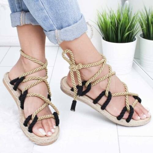2020 Sandals Woman Shoes Braided Rope With Traditional Casual Style And Simple Creativity Fashion Sandals Women Summer Shoes