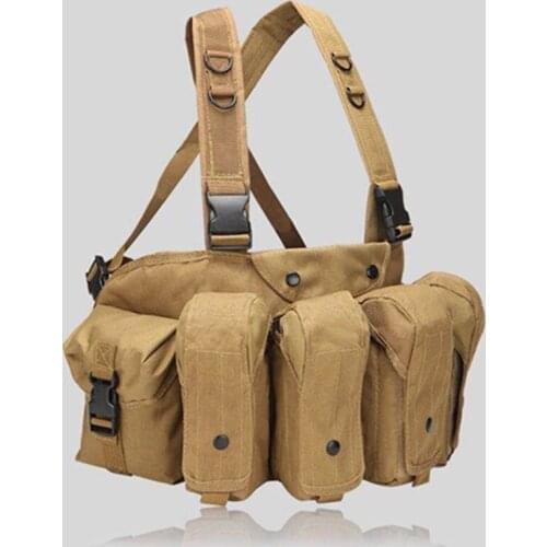 Tactical Vest Airsoft Ammo Chest Rig AK 47 Magazine Carrier Combat Military Outdoor Paintball Hunting Vest Military Army Armor