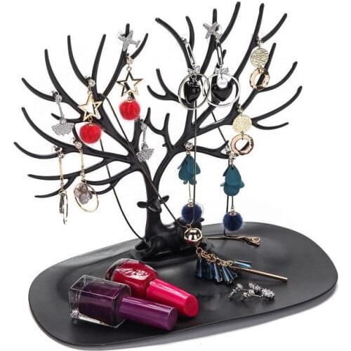 Wine Glass Antler Tree Creative Necklace Jewelry Display Stand Earring Rack Bracelet Bracelet Jewelry Storage Box Jewelry Hanger