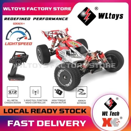 WLtoys 104001/144001 RC Car 1/10 2.4G 4WD Off-Road Drift Car 45km/H High Speed Drift Off-Road Car Kids Electric RC Cars Toys