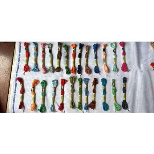 10 pieces cross stitch threads / cross stitch embroidery thread / Custom threads colors 03