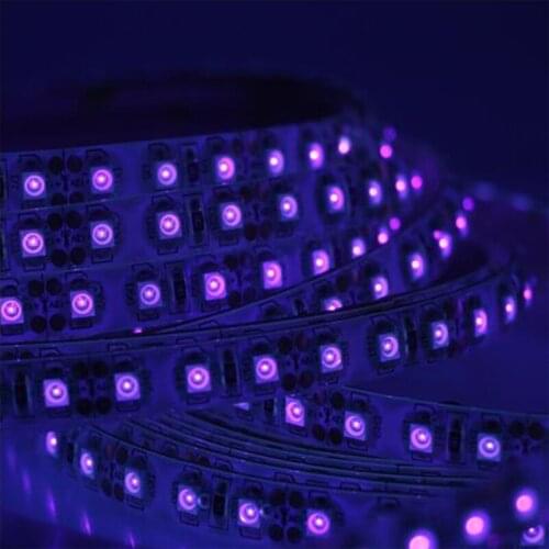 3528 Ultraviolet 60LEDS/M 120LEDS/M waterproof non-waterproof UV fluorescent lampWaterproof tape lamp for Dj Fluorescence party