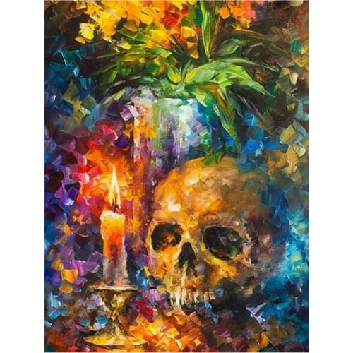 Mazayka Diamond Embroidery Full,Diamond Painting,Skull,DIY,Needlework,Full Square Rhinestone,Mosaic,Cross Stitch,home decor