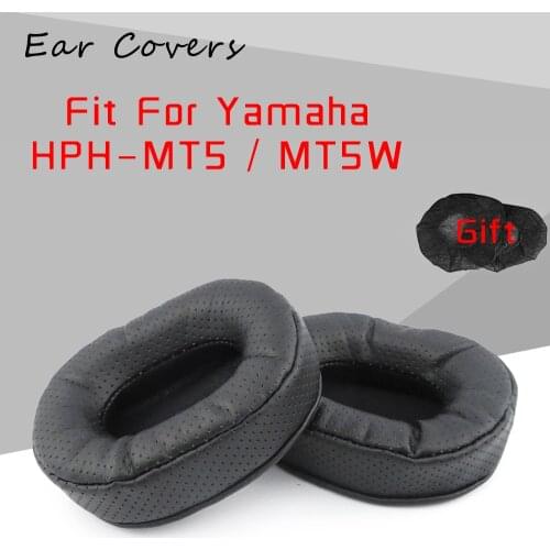 Ear Covers Ear Pads For Yamaha HPH-MT5 HPH-MT5W HPH MT5 MT5W Headphone Replacement Earpads Ear-cushions
