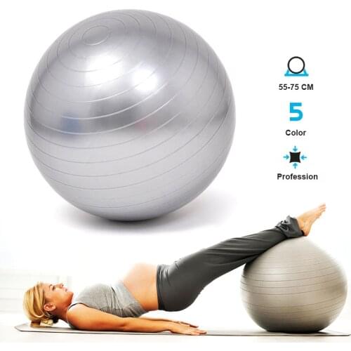 Pregnant Woman Yoga Balls Bola Pilates Fitness Gym Balance Fitball Exercise Pilates Workout Massage Ball Professional 55-75cm