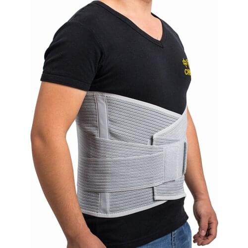 Good Permeability Back Support Belt Waist Brace Medical Lumbar Support With Steel Bars To Stabilize The Lumbar Area