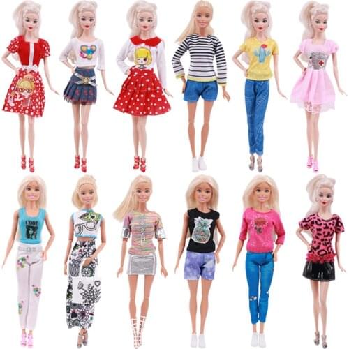 Doll Clothes For Babies Shoes Pants &Dresses Casual wear Dolls Doll Accessories For Girls Toy Gifts