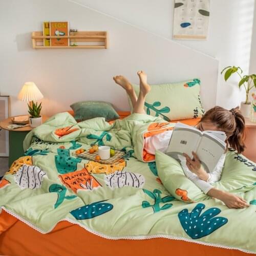 Lightweight Comforter/Air Conditioning Light Weight Duvet Quilted Quilt Cooling Blanket for Summer Hypoallergenic 2