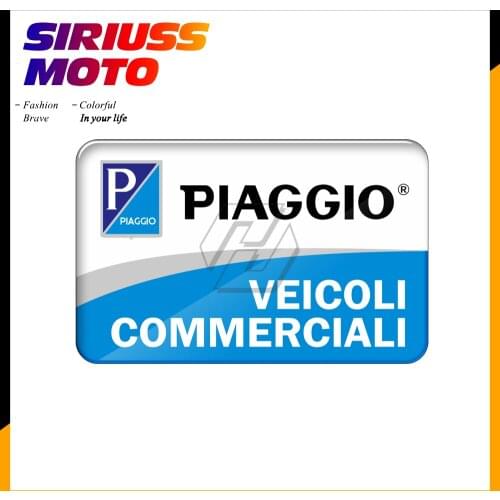 Motorcycle Sticker Case for Piaggio Veicoli Commercial Vespa MP3 Liberty Fly Zip PX Beverly 3D Resin Stickers