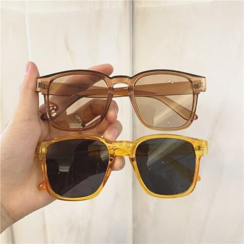 DYTYMJ Vintage Square Sunglasses Men 2021 Fashion Candy Colors Women Sunglasses Luxury Brand Designer Shades for Women Gafas