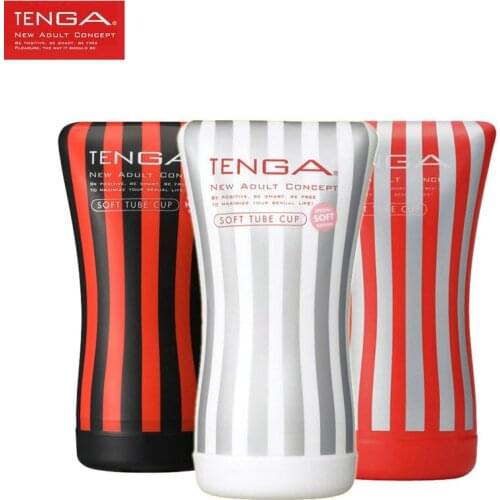 Original Tenga TOC-102 Vacuum Sex Cup Soft Silicone Vagina Pussy Sexy Pocket Male Masturbator Cup Sex Toys