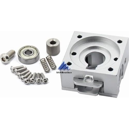 3D DIY Reprap Bulldog All-metal Extruder For 1.75mm Compatible J-head MK8 Extruder Remote Proximity For 3D printer parts