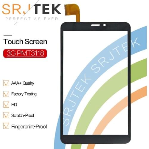 SRJTEK 8" Touch For Prestigio GRACE 3118 3G PMT3118_3G PMT3118 Tablet PC Screen Panel Digitizer Glass Senor Replacement Parts