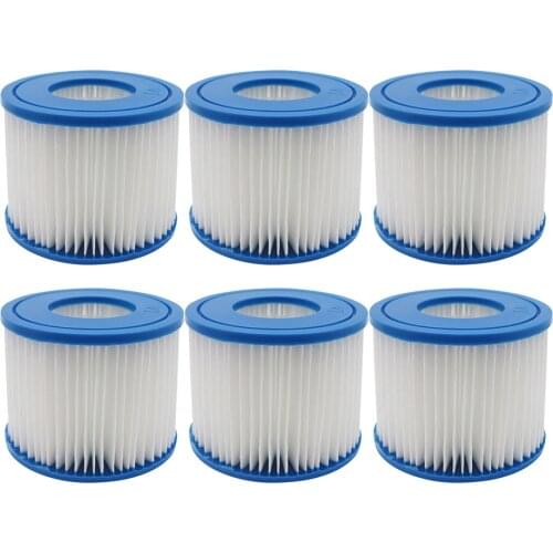 Size VI Replacement Filter Cartridge for Bestway VI Flowclear Lay-Z-Spa - Miami Vegas Palm Springs Paris Monaco