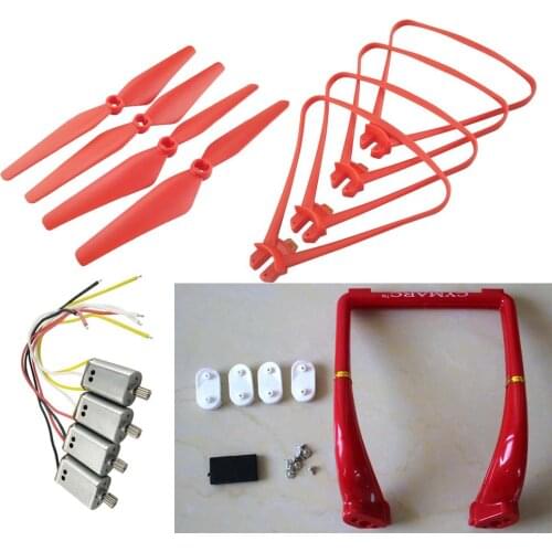 X8SW X8SC X8PRO X8 pro RC Drone Quadcopter Spare Parts Engines Motor Blades Upgrade Landing Gear propeller Protective Cover