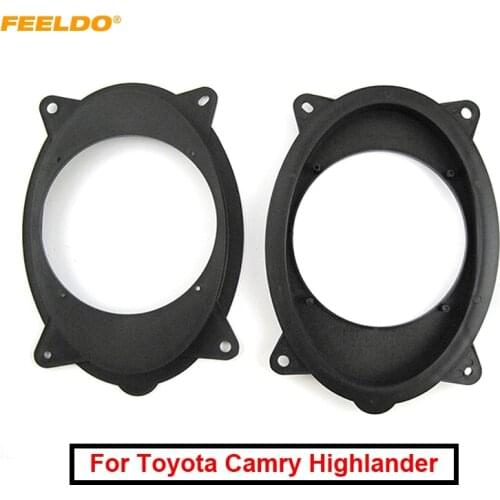 1Pair Car 6.5" Rear Speaker Spacer Mats for Toyota Camry Highlander Plates Bracket Change 6*9 To 6.5 Car Speaker Rings Mount