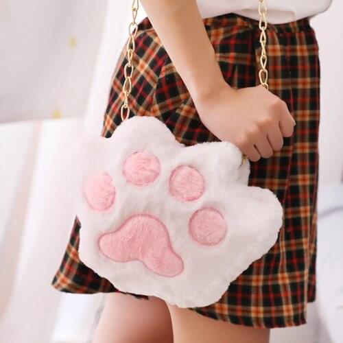 1pc 25 CM Kawaii Teddy Bear Paw Plush Backpack Peluche Dolls Stuffed Cartoon Toy Children Gift Kids Toy For Girls