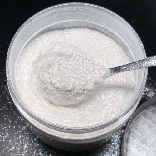 100g Pearlescent Pigment White Crystal Pearl Powder Pigment for Eye shadow Nail Art Polish Pigment Mica Powder