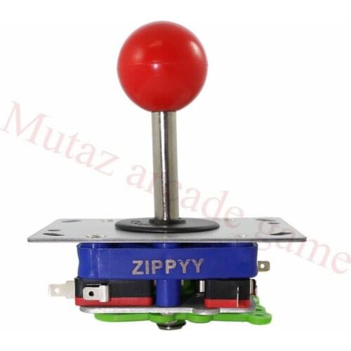 2Pcs/Lot Long shaft Classic Arcade Joystick ZIPPYY Style 2/4/8 Way Game Joystick with top Ball for Arcade Gaming Accessories