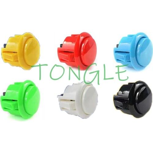 50 Pcs Arcade 30mm Round Button Copy SANWA OBSF-30 Push Button JAMAE MAME DIY Parts