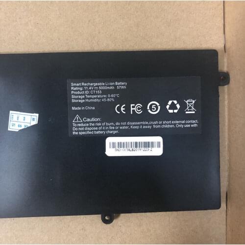 New Original size battery 5000mah 57WH 11.4v battery for BYONE BU53 CU53 CT153 batteries