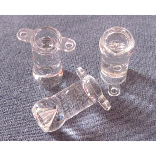 AM-DG-9 High quality LED Optical Lens, Candle Shap, PMMA materials, Lens Size: 21.7*11*24.8mm, Transparent Color