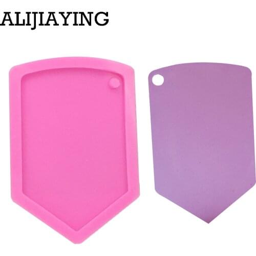 DY0063 DIY shiny pencil shape silicone mold key chains Pendant Accessories pen Resin Clay Mold crafts tools moulds for jewelry