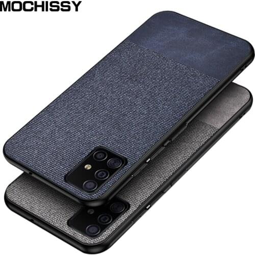 For Samsung A51 Case Shockproof Back Cover Cloth Fabric Silicone Soft Edge Protect Case For Samsung Galaxy A51 Case Funda