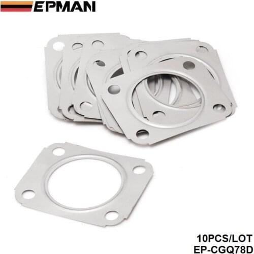 For Mitsubishi 14B 16G Big 1G 2G EVO I - III Turbo Inlet & Downpipe Stainless Steel GASKET EP-CGQ78D
