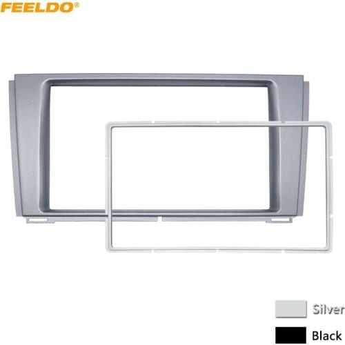 FEELDO 2Din Car Fascia Frame Stereo Radio Audio Panel For JINBEI Grace 2009-2014 Dash Installation Trim Mount Kit #FD4981
