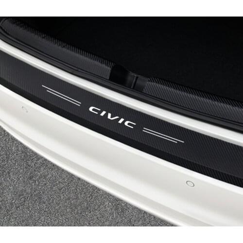 For Honda Civic 7 8 9 10 2011 2010 2009 2008 2007 2006 2005 2004 2003 2002 2001 Car Trunk Rear Bumper Sticker Tuning Accessories