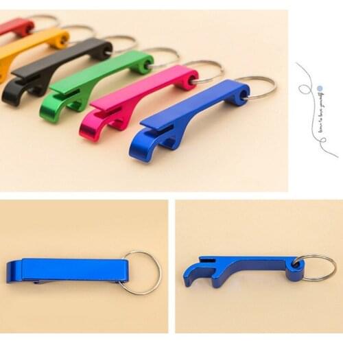 NEW Multifunctional Corkscrew Aluminum Beer Corkscrew Logo Customized Advertising Promotion Gift Keychain hot gift