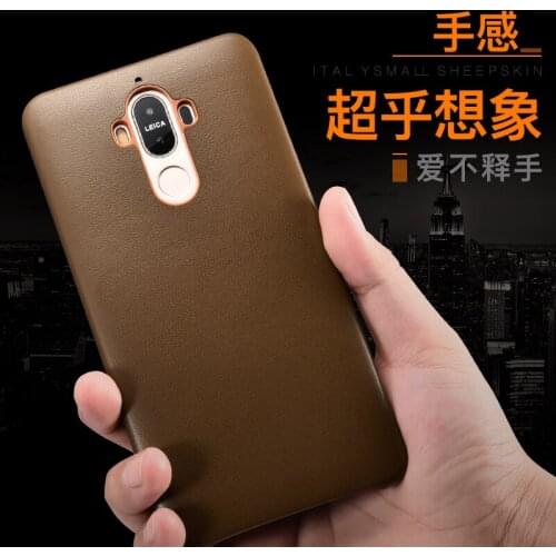 3 Colors New For Huawei Mate 9 Mate9 5.9'' Original icarer XOOMZ Brand real kidskin skin Back Case Phone Cover Lambskin Leather