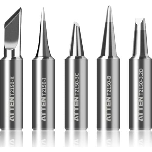 Original ATTEN Soldering Iron Tip Replacement Bit Head K B I 3C 5C 7C 3.2D 4.6D 6.5D Lead Free for ST-2150 ST-2150D