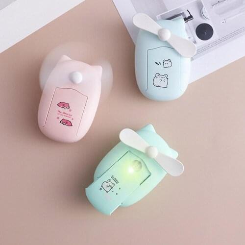 Portable Usb Fans Handheld Air Fan With Mister Rechargeable Cooling Misting Fan Support Night Light Outdoor Accessories