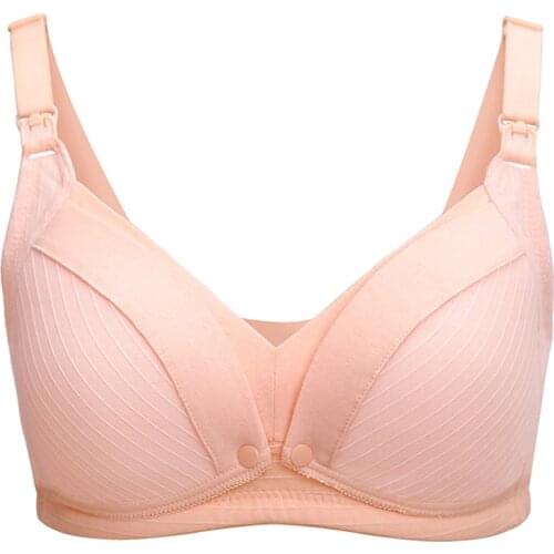 Wirefree Nursing Clothing Cotton Breastfeeding Bra For Pregnant Women Pregnancy Breast Sleep Underwear Soutien Gorge Allaitement