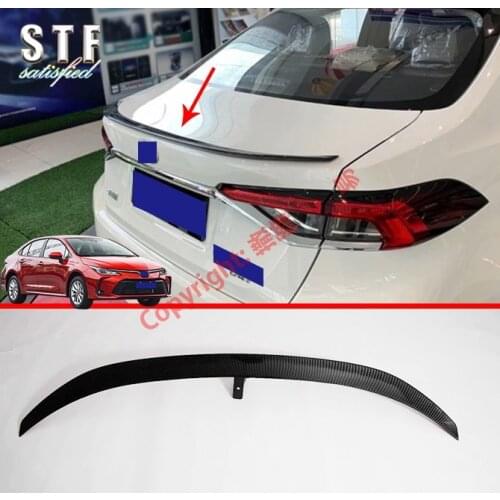 Carbon Fiber Style ABS Spoiler For Toyota Corolla E210 Sedan 2019 2020