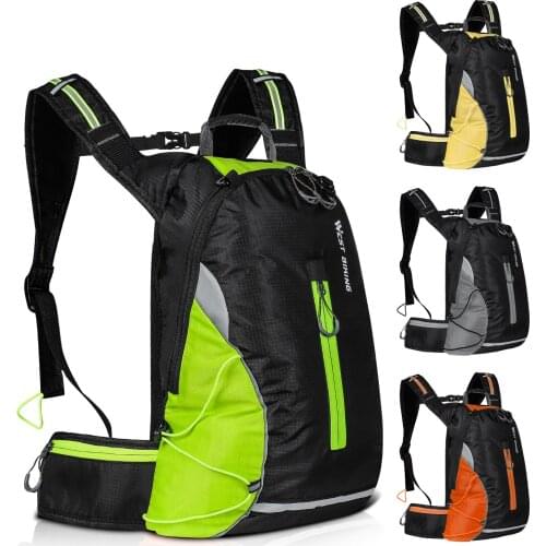 WEST BIKING 16L Outdoor Sport Backpack Cycling Knapsack Ultralight Mountain Bike Bicycle Bag Leisure Light Travel Bag Equipment