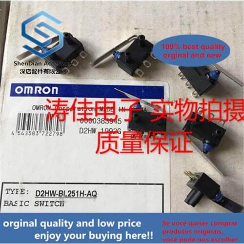 10pcs only orginal new Original Japanese Omron Tact Switch D2HW-BL251H Waterproof Car Door Lock Micro Motion
