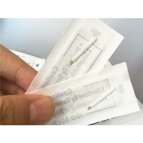 100 PCS 7Pin Tattoo Needles Permanent Makeup Eyebrow Embroidery Blade For 3D Microblading Manual Tattoo Pen