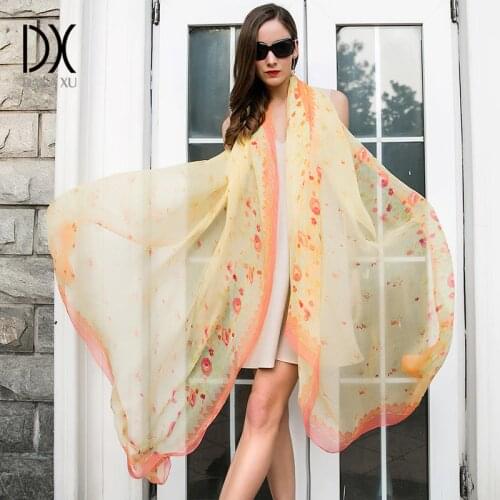 2017 Silk Scarves Brand Luxury Head Hijab Women Pashmina Headband Bandana Foulard Femme Shawl Scarf Face Shield Beach Blanket