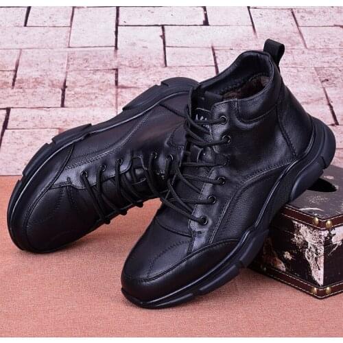 2021 fashion Men Shoes Genuine Leather Breathable Autumn lace up comfortable Casual Shoes Outdoor Men Sport Outdoor Sneakers