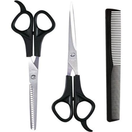 3PCS Hairdressing Scissors 6 Inch Scissors Kit Tool for Cutting Thinning Hair Comb Barber Accessories Salon Hairdressing Shears